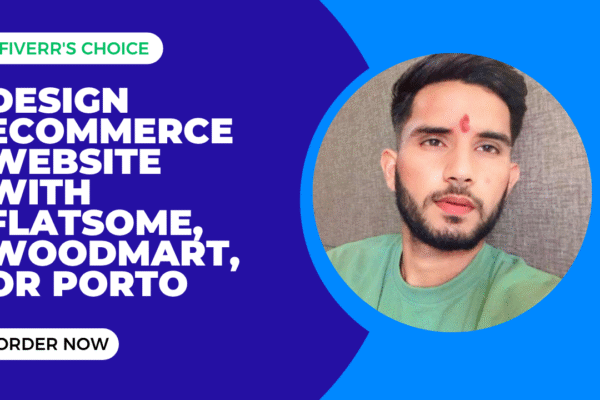 I will design ecommerce website with flatsome, woodmart, or porto