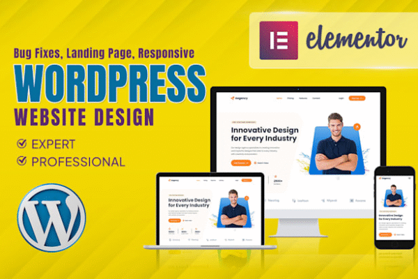 I will design or fix wordpress website with elementor, elementor pro